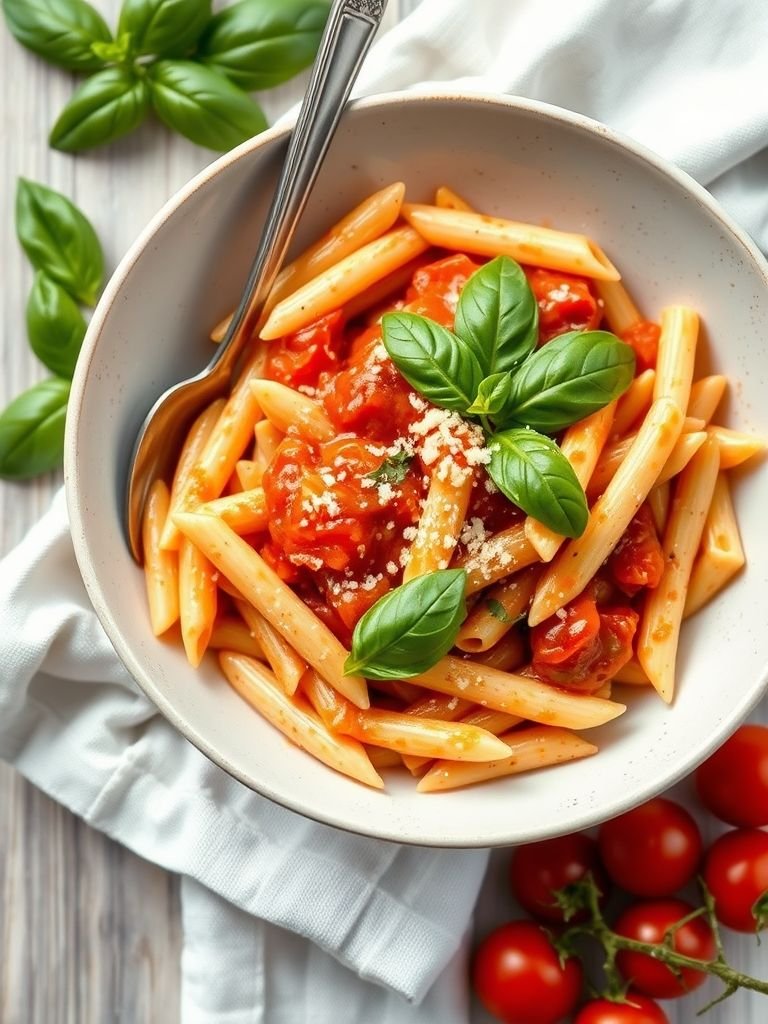 Creamy Tomato Basil Penne