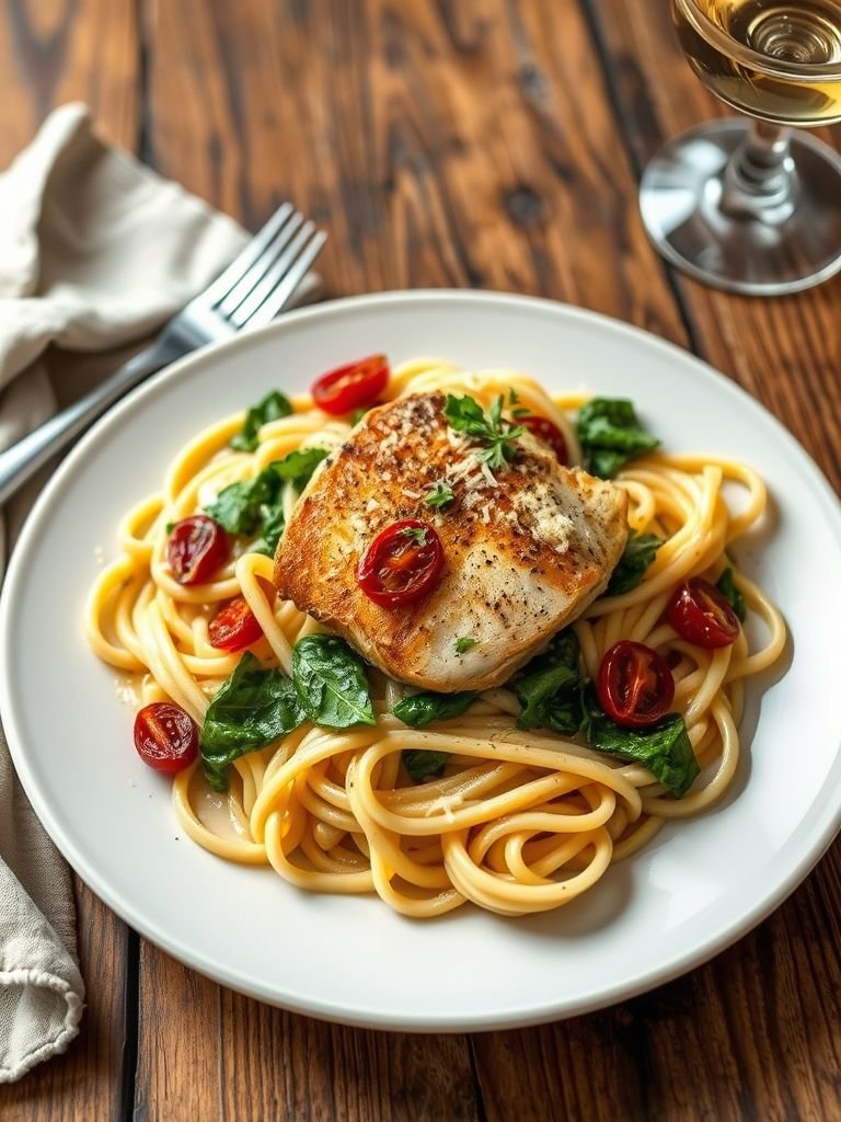 Creamy Tuscan Chicken Pasta