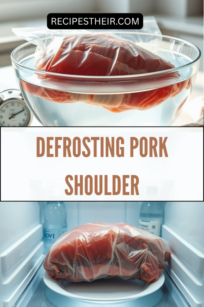 Defrosting Pork Shoulder