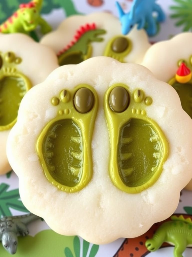 Dinosaur Footprint Cookies