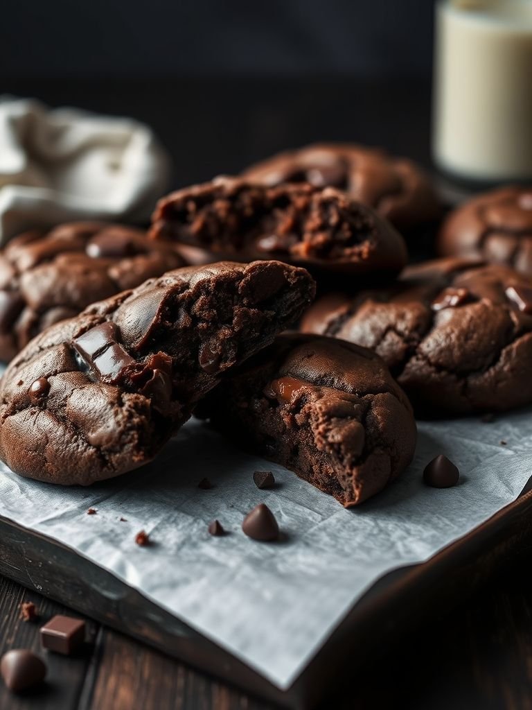 Double Chocolate Cookies