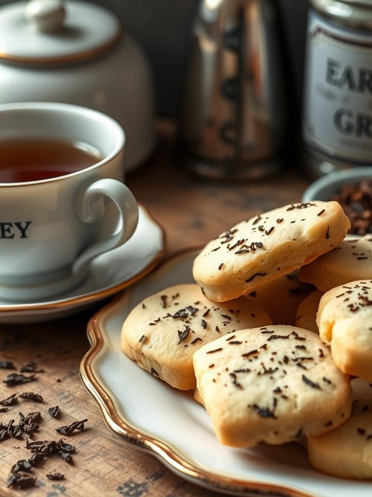 Earl Grey Shortbread Cookies