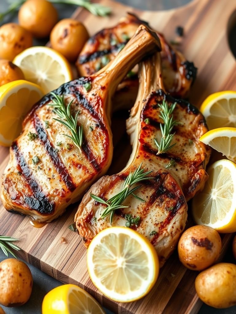 Garlic Rosemary Pork Chop Recipes