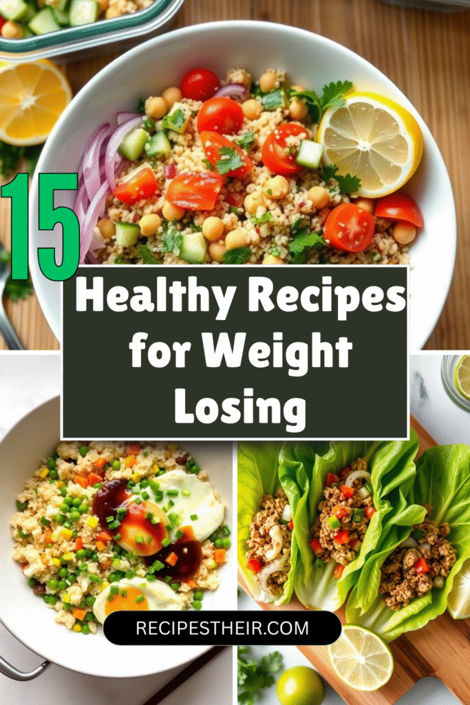 Healthy Recipes for Weight Losing