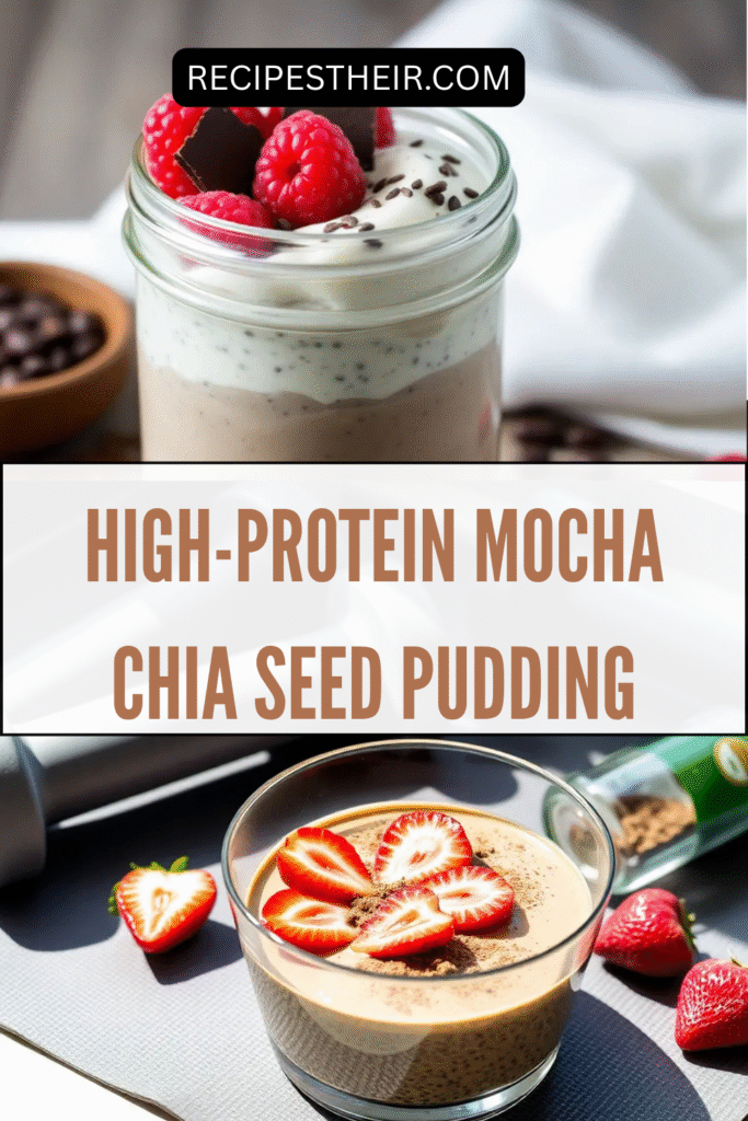 High-Protein Mocha Chia Seed Pudding