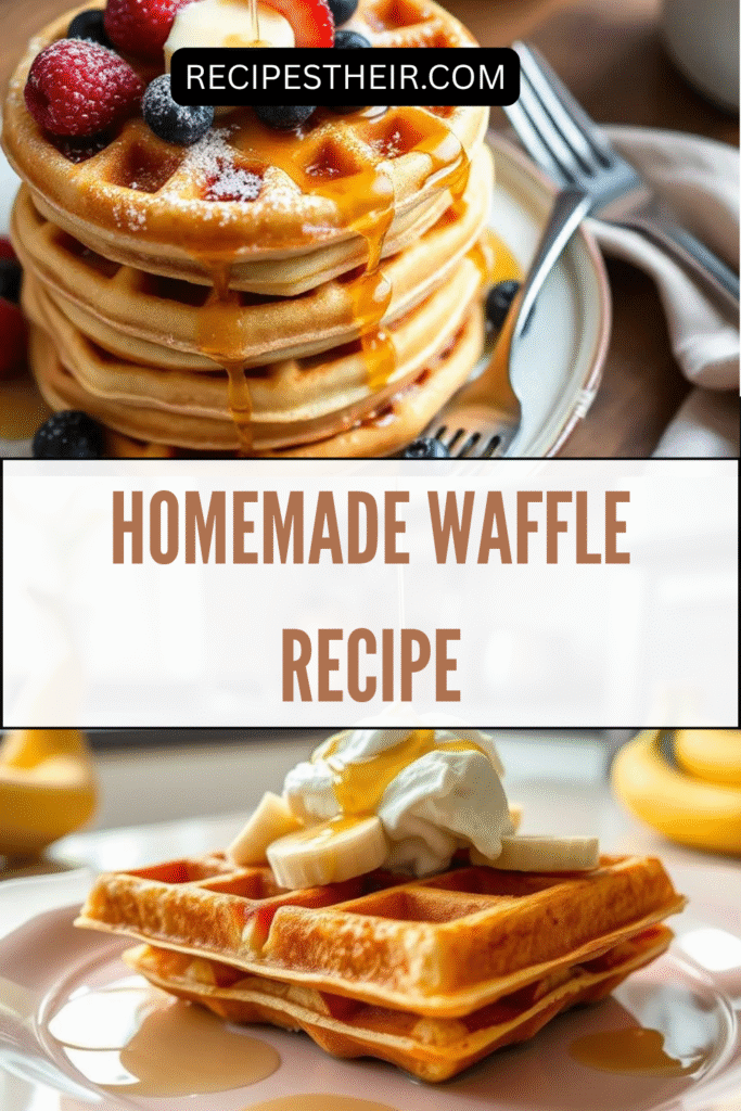 Homemade Waffle Recipe