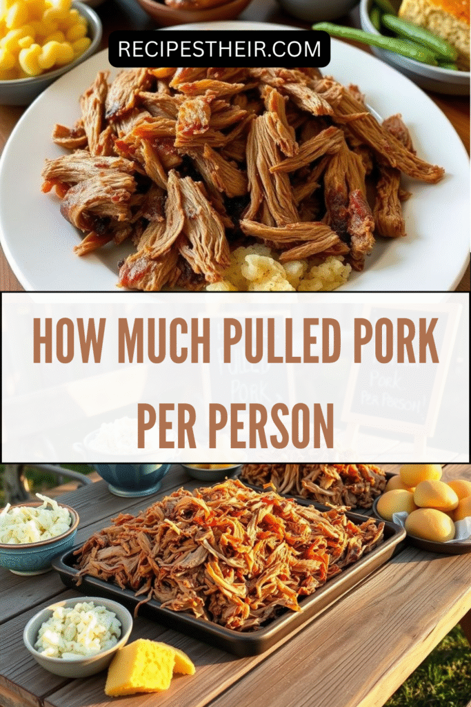 How Much Pulled Pork Per Person
