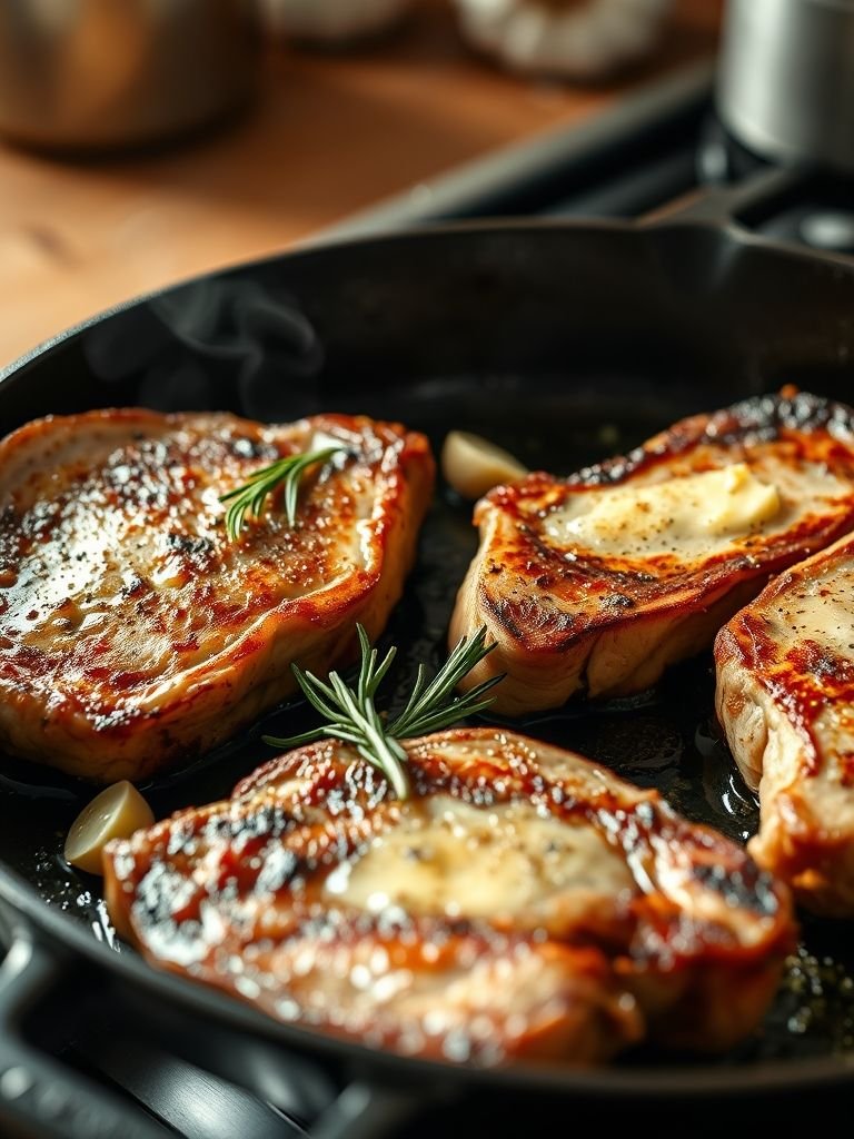 How to Cook Pork Chops in a Skillet