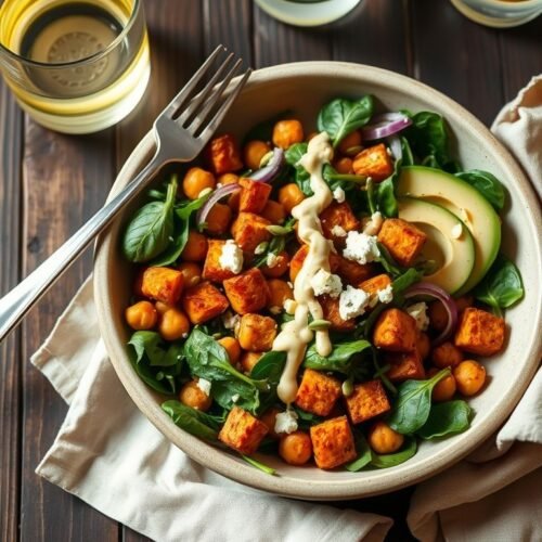 How to Make Roasted Chickpea and Sweet Potato Salad