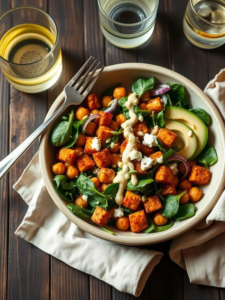 How to Make Roasted Chickpea and Sweet Potato Salad
