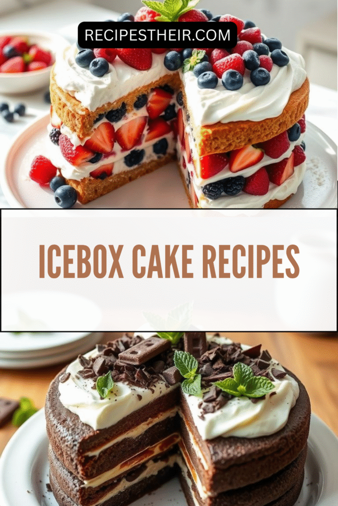 Icebox Cake Recipes