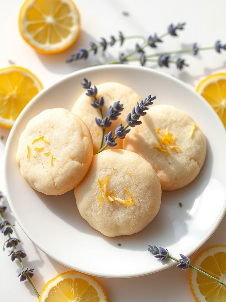 Lavender Lemon Sugar Cookies