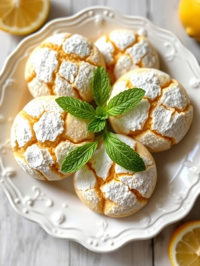 Lemon Crinkle Cookies
