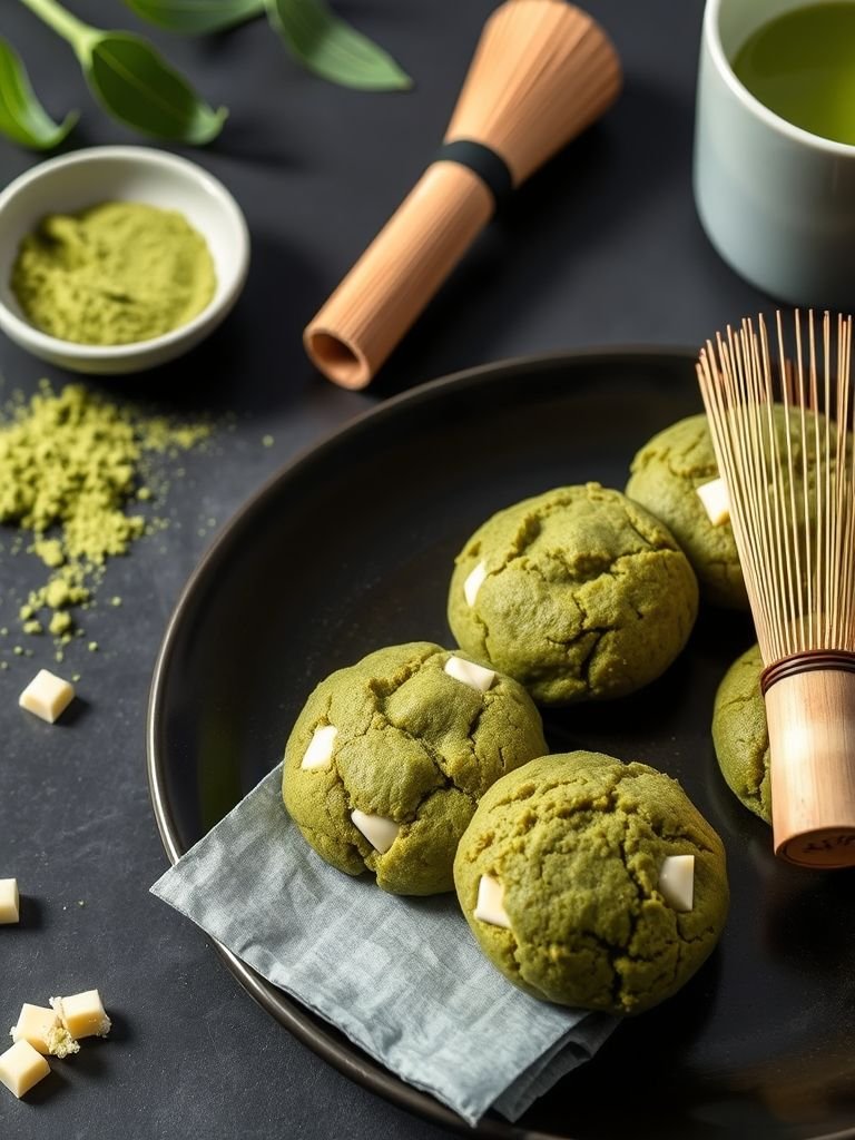 Matcha White Chocolate Cookies