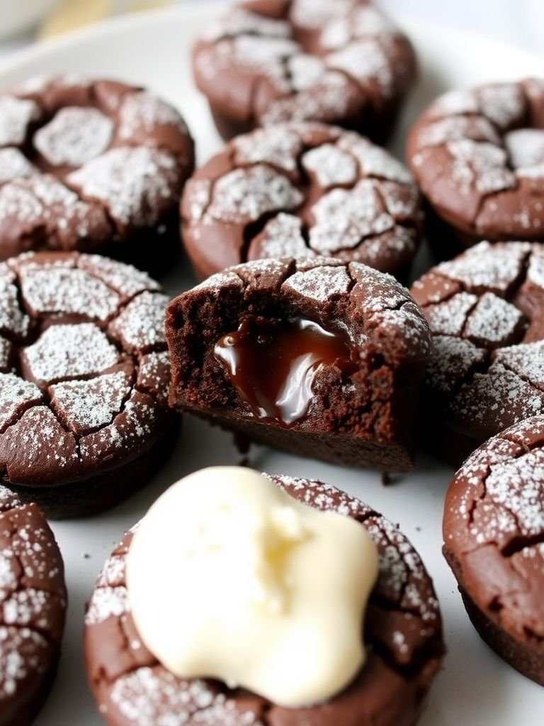 Mini Brownie Cakes