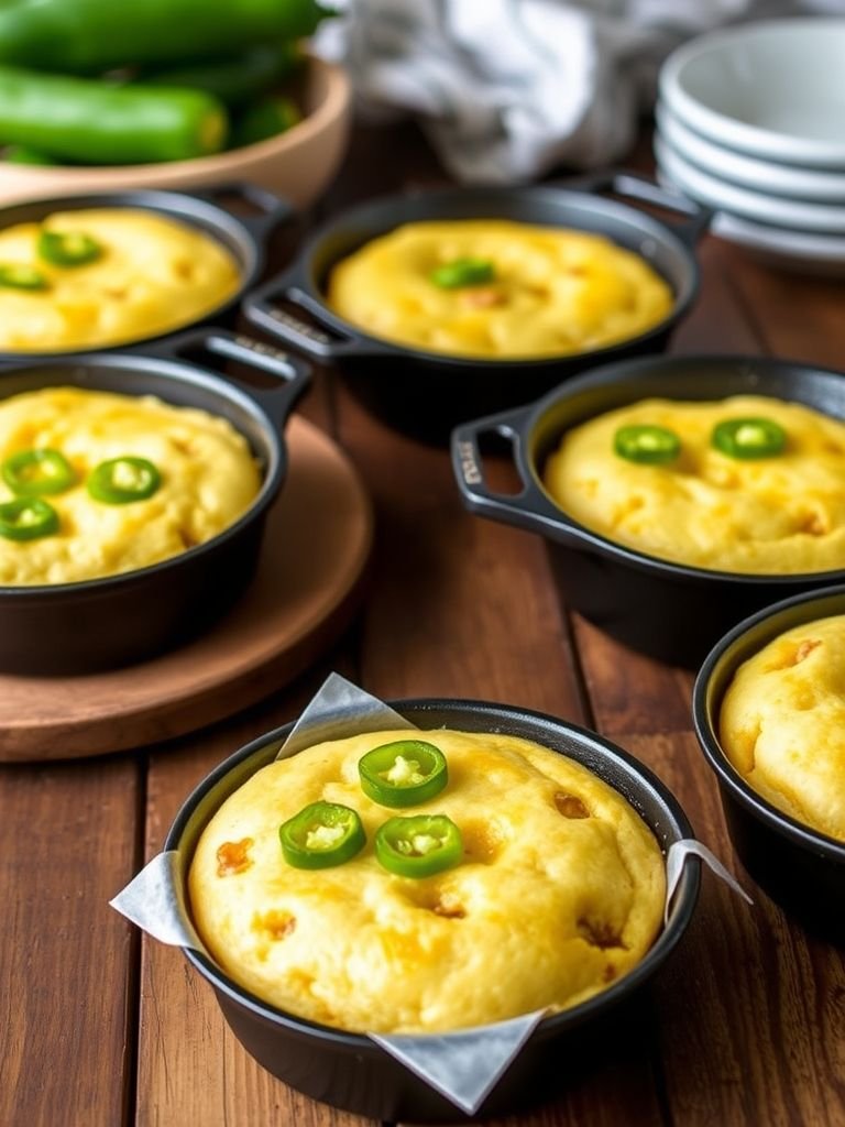 Mini Savory Cornbread Cakes