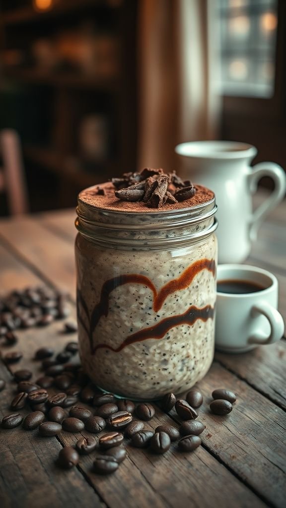 Mocha Chocolate Overnight Oats
