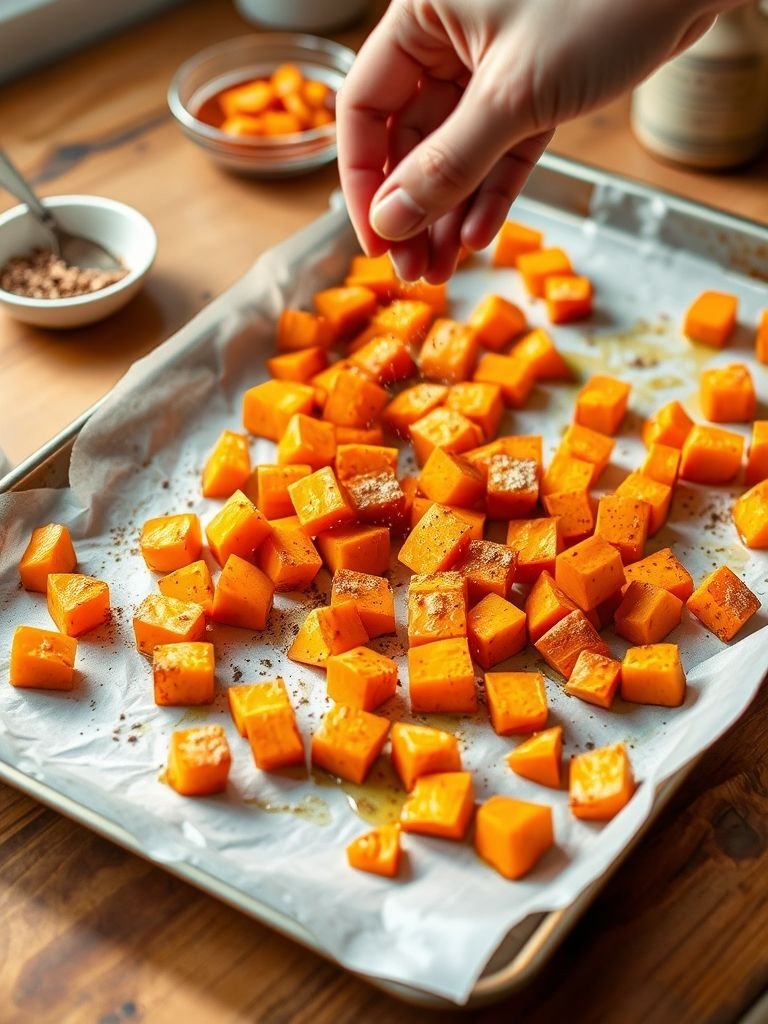 Roast the Sweet Potatoes