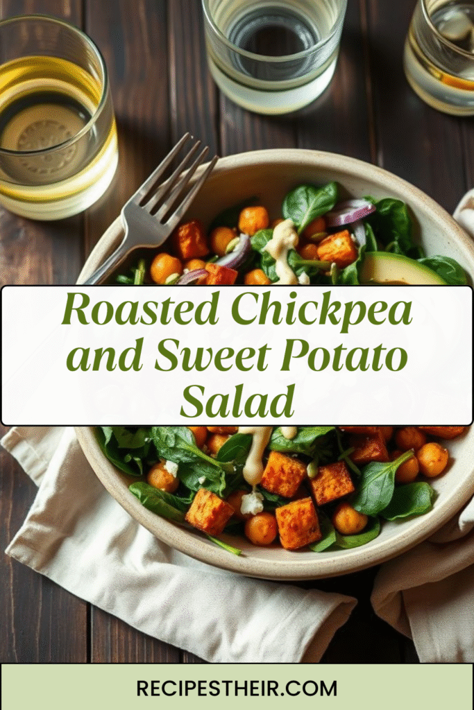 Roasted Chickpea and Sweet Potato Salad