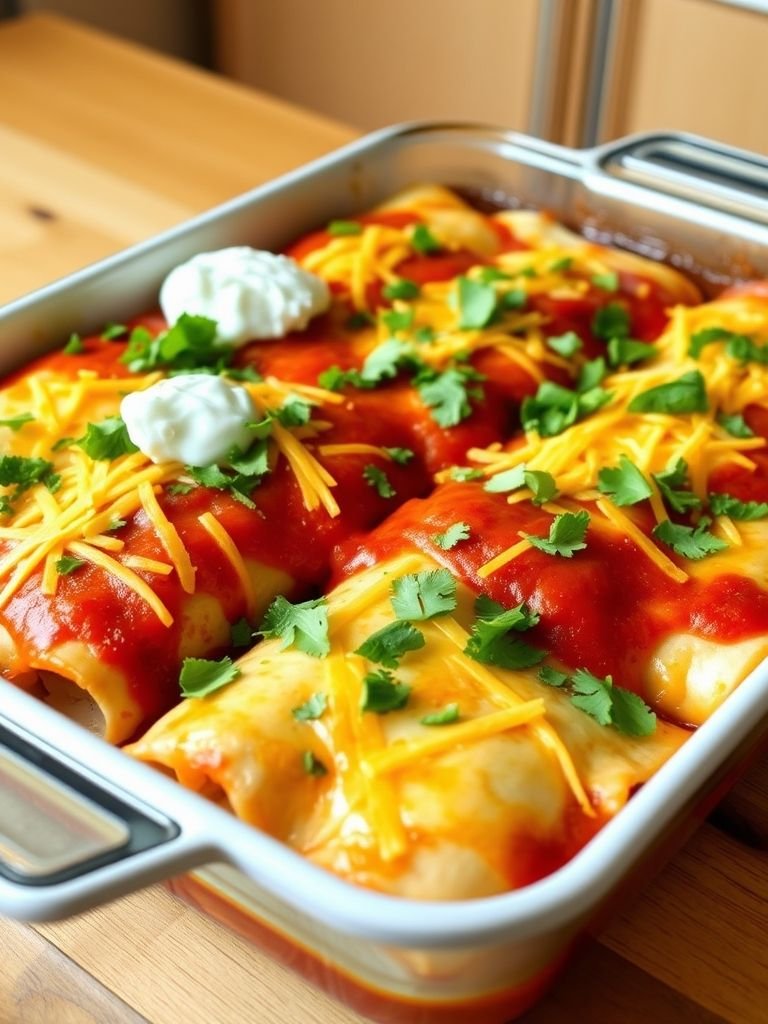 Rotisserie Chicken Enchiladas