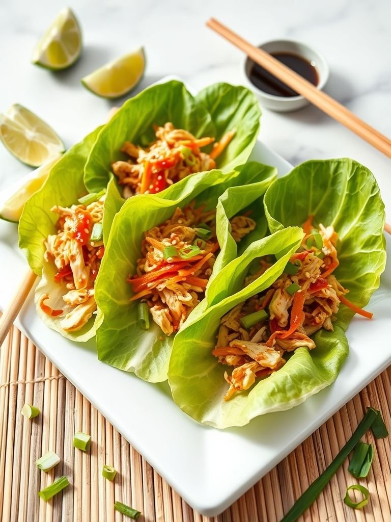 Rotisserie Chicken Lettuce Wraps