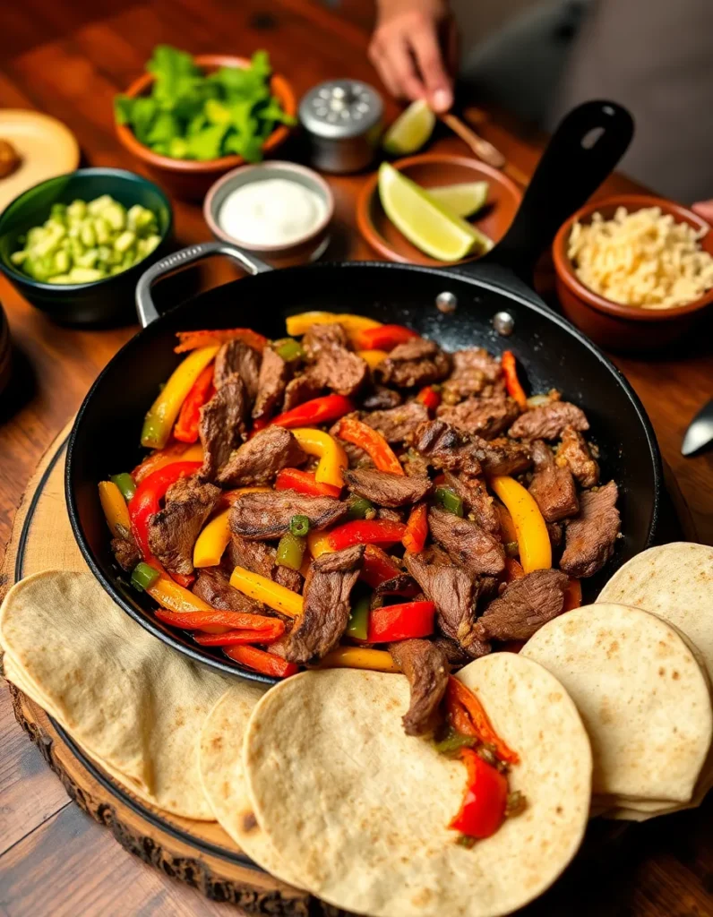 Round Steak Fajitas