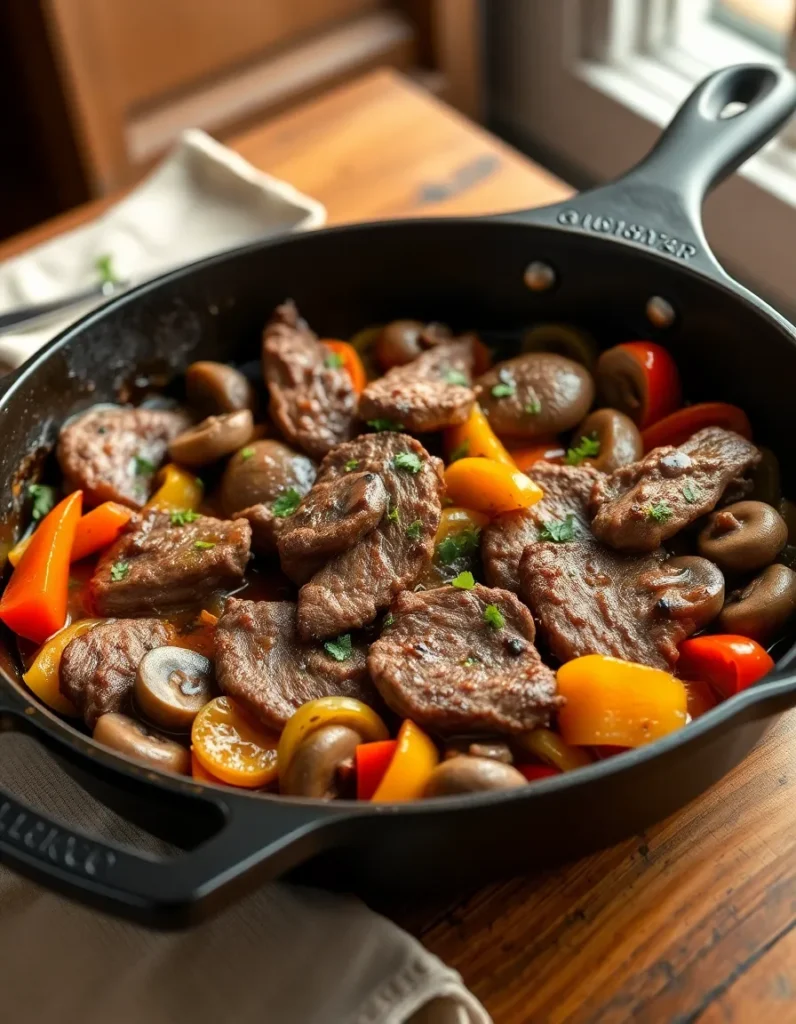Round Steak Skillet Dinner