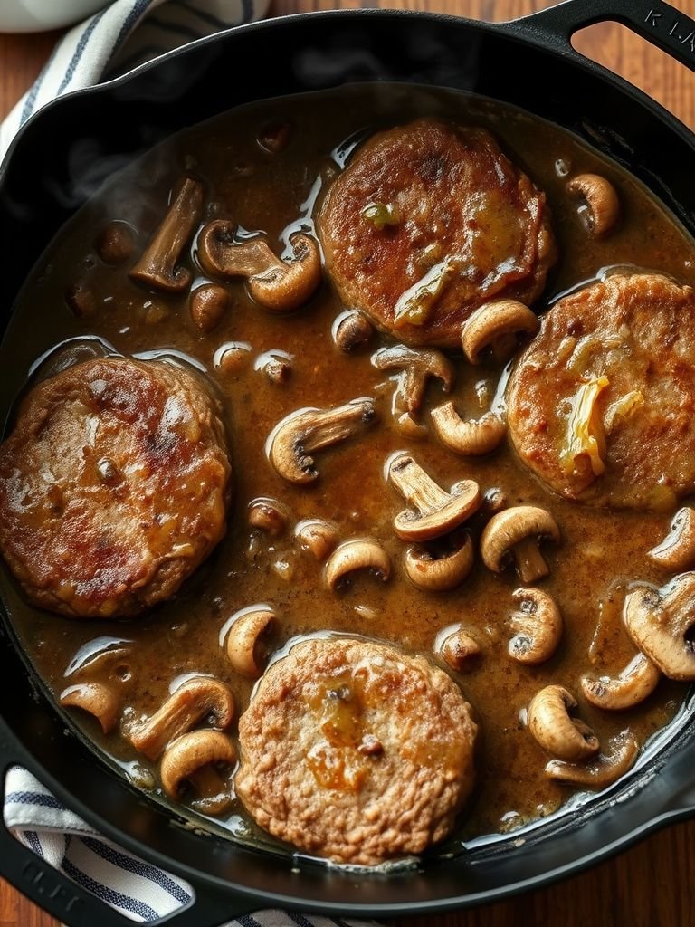 Simmer the Patties in Gravy