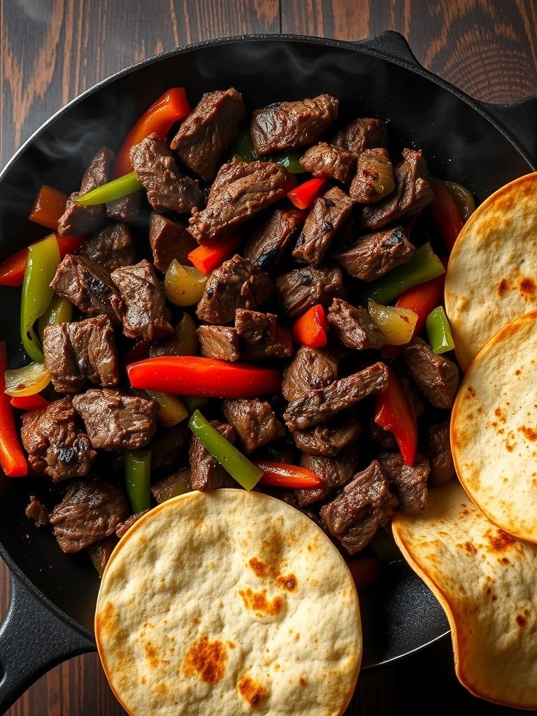 Skirt Steak Fajitas