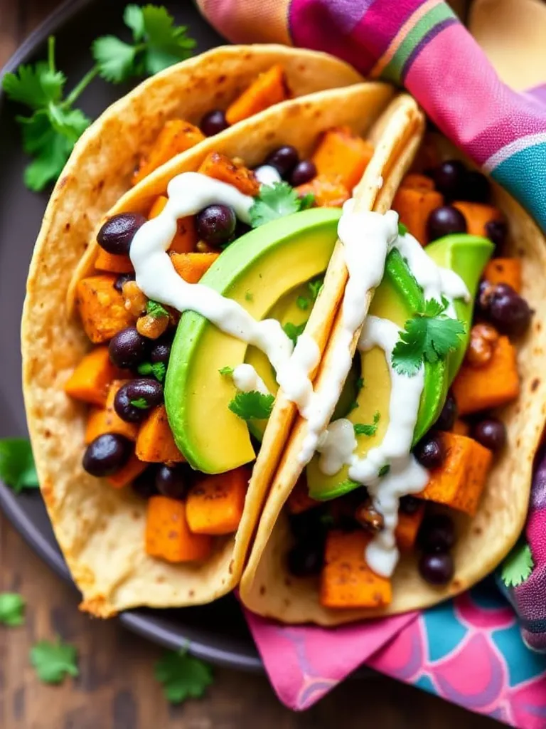 Sweet Potato and Black Bean Tacos