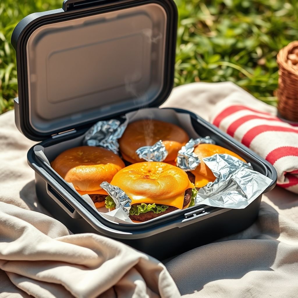 Thermal Insulated Containers or Foil Wraps
