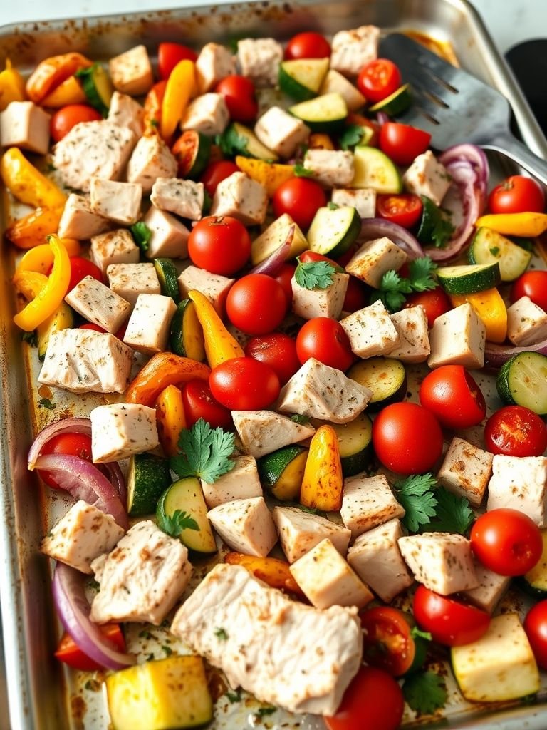 Turkey and Veggie Sheet Pan Dinner
