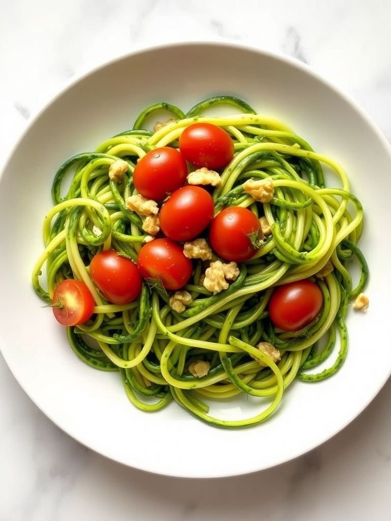 Zucchini Noodles with Pesto
