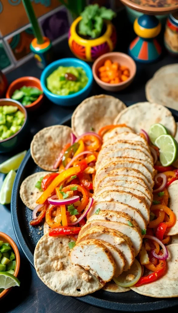 Air Fryer Chicken Fajitas