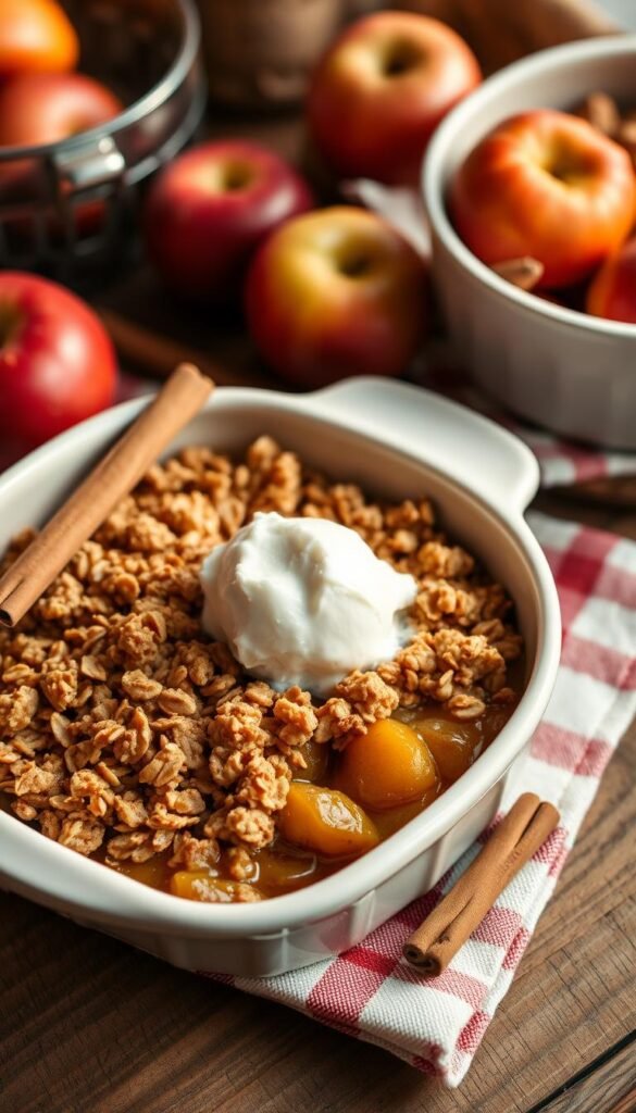 Apple Crisp with Oat Topping
