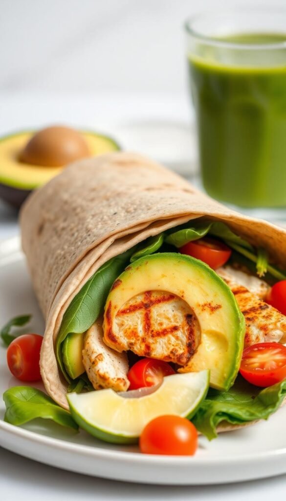 Avocado Chicken Wrap