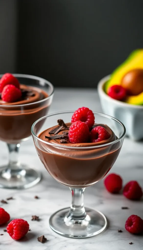 Avocado Chocolate Mousse (Dessert)