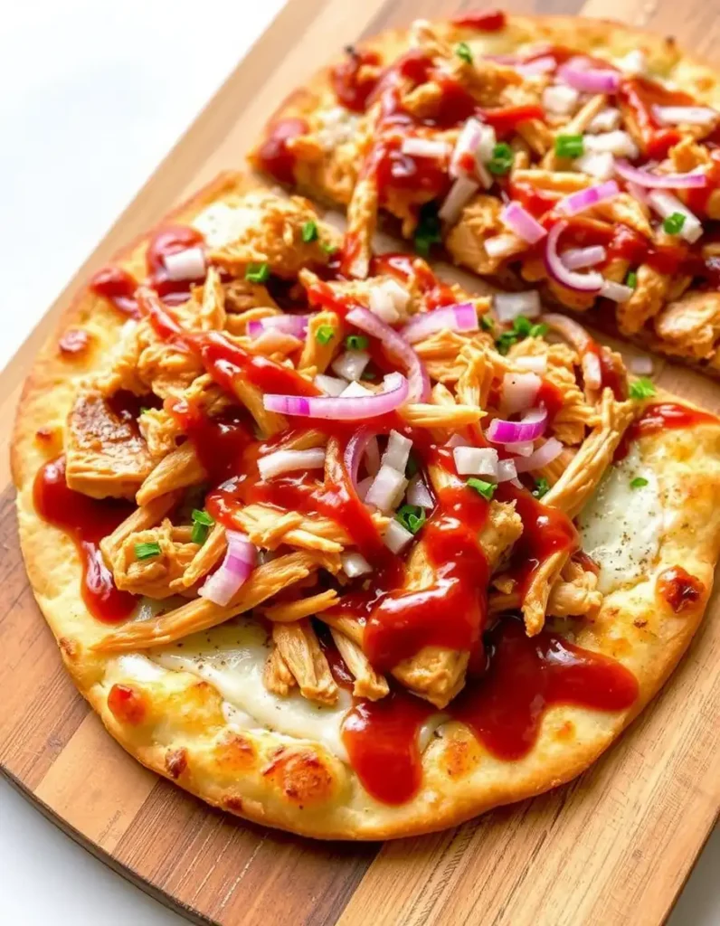 BBQ Chicken Flatbread Pizza