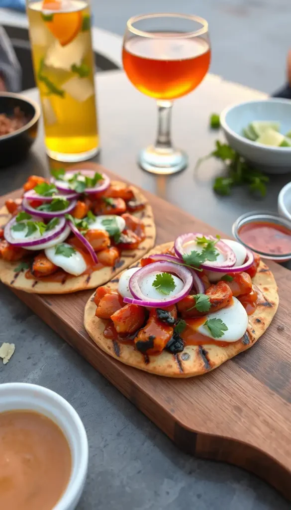 BBQ Chicken Flatbreads