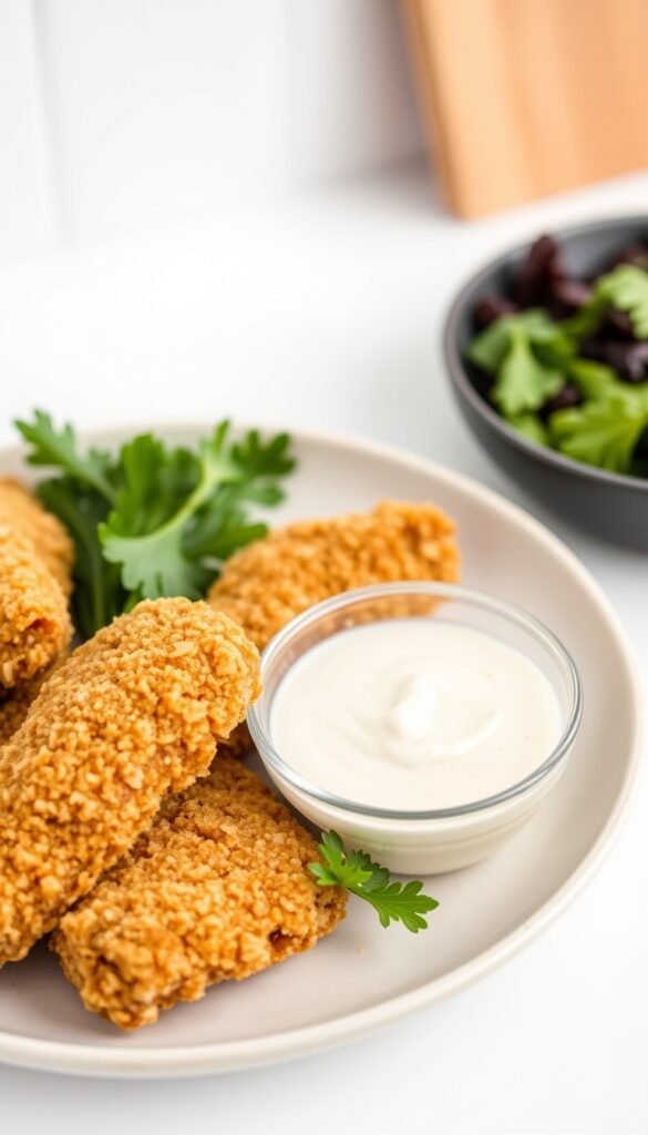 Baked Almond-Crusted Chicken Tenders
