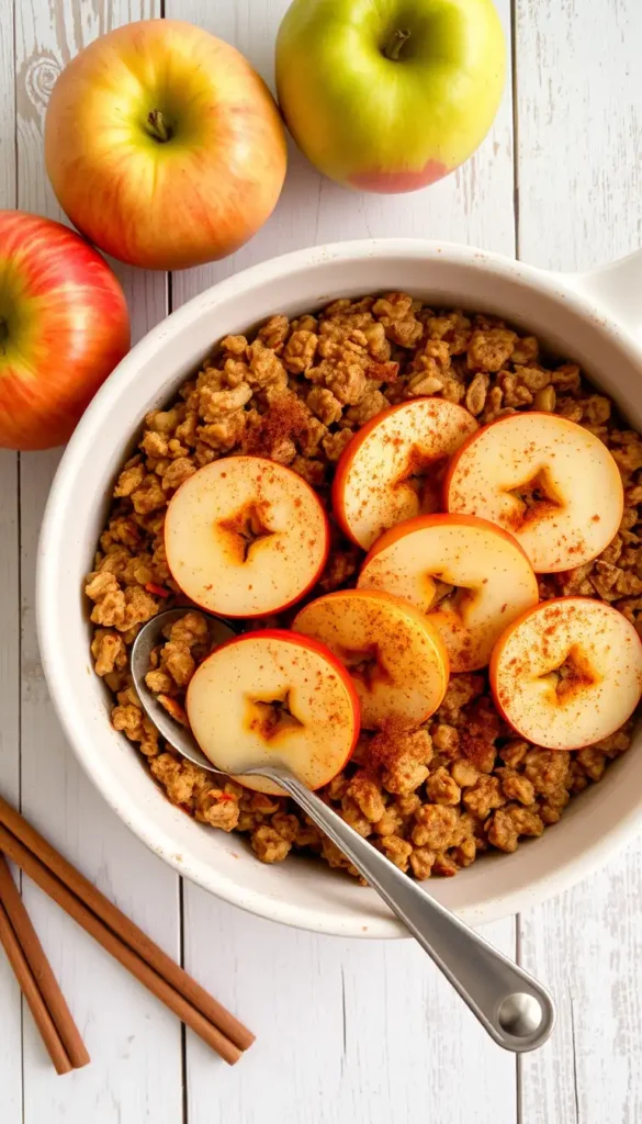 Baked Apple Cinnamon Oatmeal