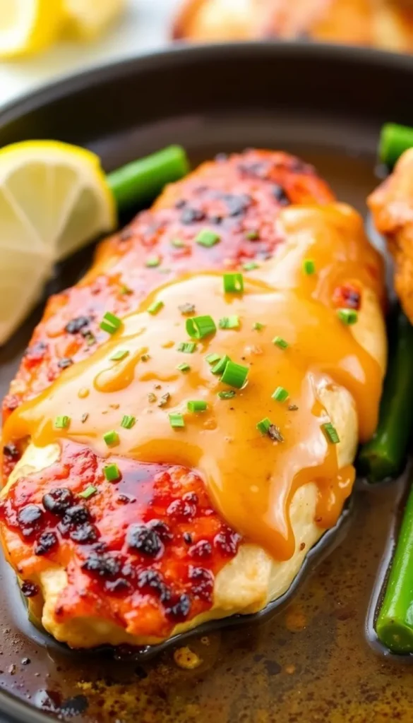 Baked Chicken Breast with Honey Mustard Glaze