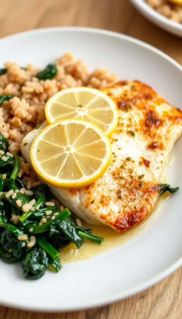 Baked Lemon Garlic Tilapia