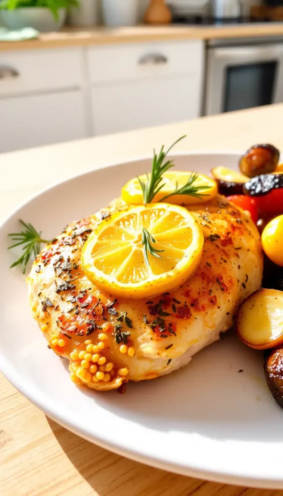 Baked Lemon Herb Chicken Breast