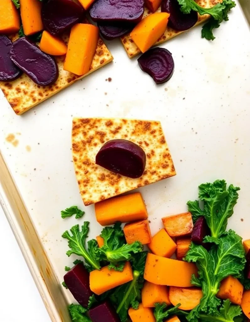 Baked Tempeh with Roasted Vegetables