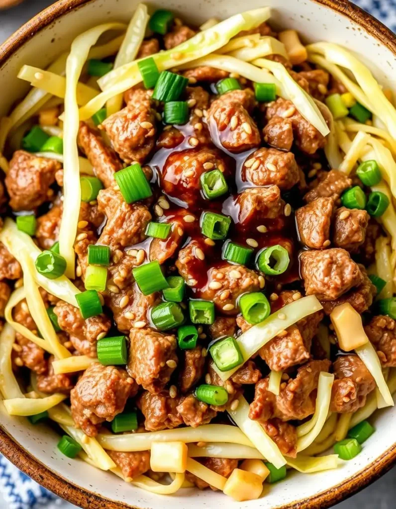 Beef and Cabbage Stir Fry