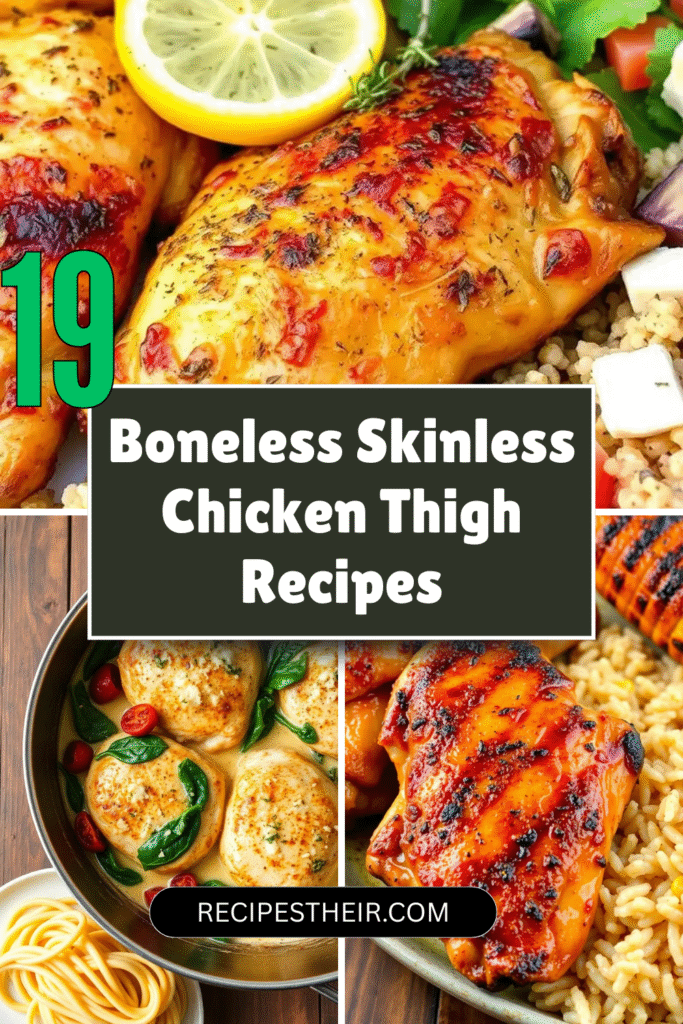 Boneless Skinless Chicken Thigh Recipes