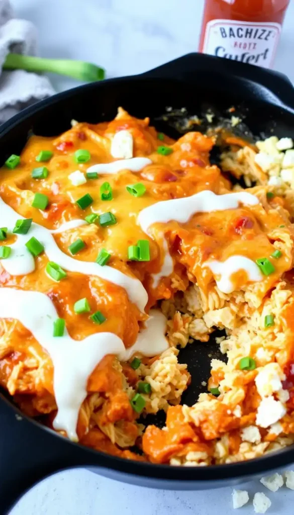 Buffalo Chicken Casserole