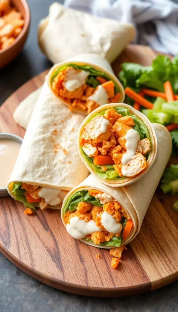 Buffalo Chicken Wraps