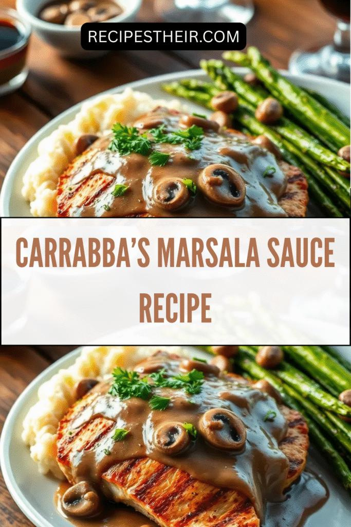 Carrabba’s Marsala Sauce Recipe